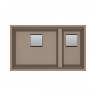 Franke Kanon KNG 120 zlewozmywak 76x46 cm Fragranit+ cappuccino 125.0528.637