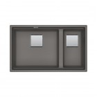 Franke Kanon KNG 120 zlewozmywak 76x46 cm Fragranit+ kamienny szary 125.0528.639