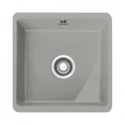 Franke Kubus KBK 110-40 zlewozmywak ceramiczny 44,5x44,5 cm szary mat 126.0442.606
