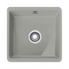 Franke Kubus KBK 110-40 zlewozmywak ceramiczny 44,5x44,5 cm szary mat 126.0442.606