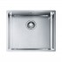 Franke Box BXX 210/110-50 zlewozmywak stalowy 54x45 cm jedwab 127.0453.656