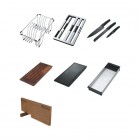 Franke Box Center BWX 220-54-27 zlewozmywak stalowy 86x51 cm z akcesoriami z lewej jedwab 127.0557.961