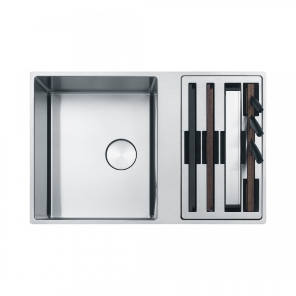 Franke Box Center BWX 220-41-27 zlewozmywak stalowy 79x51 cm z akcesoriami jedwab 127.0617.529
