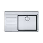Franke Mythos MYX 211-86 TL zlewozmywak stalowy 86x52 cm komora z prawej jedwab 127.0638.336
