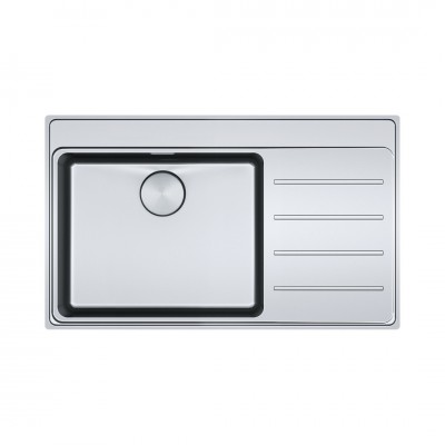 Franke Mythos MYX 211-86 TL zlewozmywak stalowy 86x52 cm komora z lewej jedwab 127.0638.337