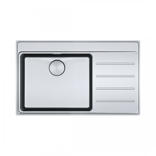 Franke Mythos MYX 211-86 TL zlewozmywak stalowy 86x52 cm komora z lewej jedwab 127.0638.337