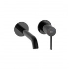 Roca Ona bateria umywalkowa podtynkowa wylewka 17,5 cm Titanium Black A5A359ECN0