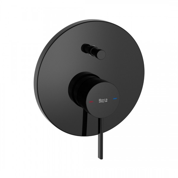 Roca Ona bateria wannowo-prysznicowa podtynkowa Titanium Black A5A0B9ECN0