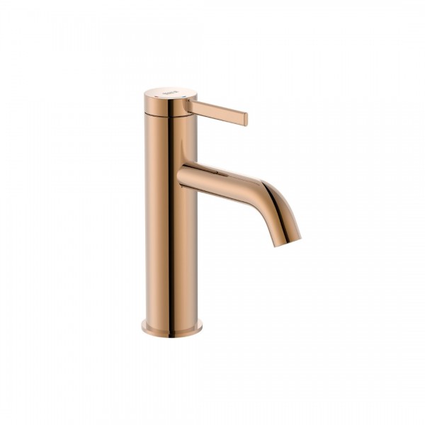 Roca Ona bateria umywalkowa Cold Start z korkiem złoto różowe A5A3A9ERG0