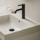 Roca Ona bateria umywalkowa Cold Start z korkiem czarny mat A5A3A9ENB0