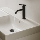 Roca Ona bateria umywalkowa Cold Start z korkiem czarny mat A5A3A9ENB0