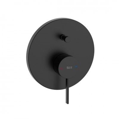 Roca Ona bateria wannowo-prysznicowa podtynkowa czarny mat A5A0B9ENB0