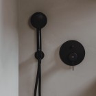 Roca Ona bateria wannowo-prysznicowa podtynkowa czarny mat A5A0B9ENB0