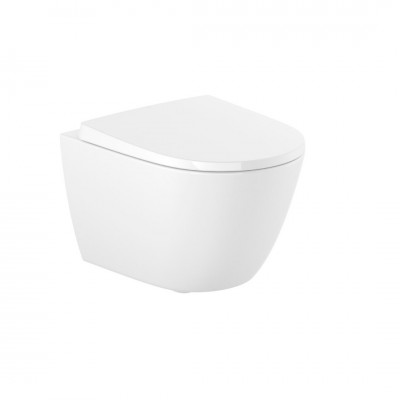 Roca Ona Compacto miska WC wisząca Rimless biała A346688000 Roca Ona Compacto miska WC wisząca Rimless biała A346688000