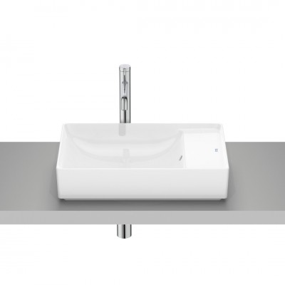 Roca Ona umywalka 55x34,5 cm nablatowa prostokątna biała A32768C000