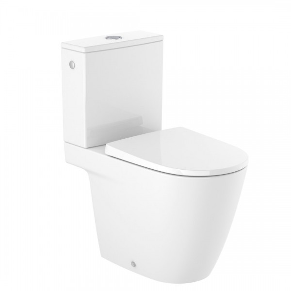 Roca Ona miska WC Rimless do kompaktu biała A342687000