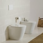 Roca Ona miska WC stojąca Rimless przyścienna biała A347687000