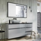Elita Meble lustro 120x80 cm czarna rama 19 mm 167584