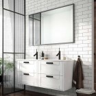 Elita Meble lustro 120x80 cm czarna rama 19 mm 167584