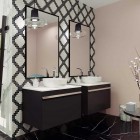 Elita Meble lustro 120x80 cm czarna rama 19 mm 167584