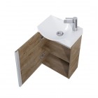 Elita Meble Summer Dąb Canela zestaw szafka z umywalką szer. 45 cm 168776