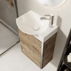 Elita Meble Summer Dąb Canela zestaw szafka z umywalką szer. 45 cm 168776