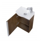Elita Meble Summer Orzech Lincoln zestaw szafka z umywalką szer. 45 cm 168777