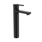 Roca Naia bateria umywalkowa wysoka Cold Start bez korka titanium black A5A3B96CN0