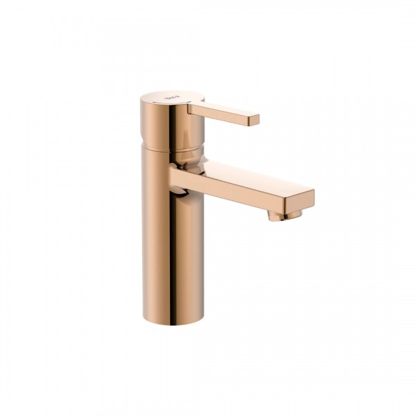 Roca Naia bateria umywalkowa Cold Start bez korka złoto różowe A5A3A96RG0