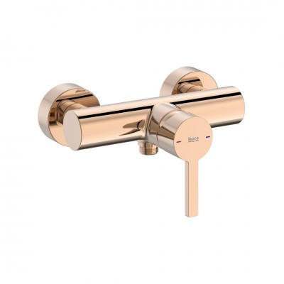 Roca Naia bateria prysznicowa bez zestawu natryskowego złoto różowe A5A2196RG0