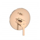 Roca Naia bateria wannowo-prysznicowa podtynkowa złoto różowe A5A0B96RG0