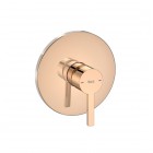 Roca Naia bateria prysznicowa podtynkowa złoto różowe A5A2B96RG0