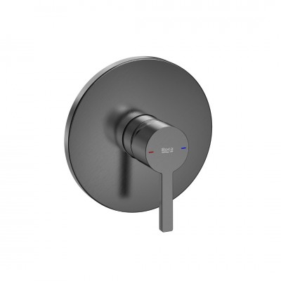 Roca Naia bateria prysznicowa podtynkowa brushed titanium black A5A2B96NM0