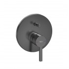 Roca Naia bateria wannowo-prysznicowa podtynkowa brushed titanium black A5A0B96NM0