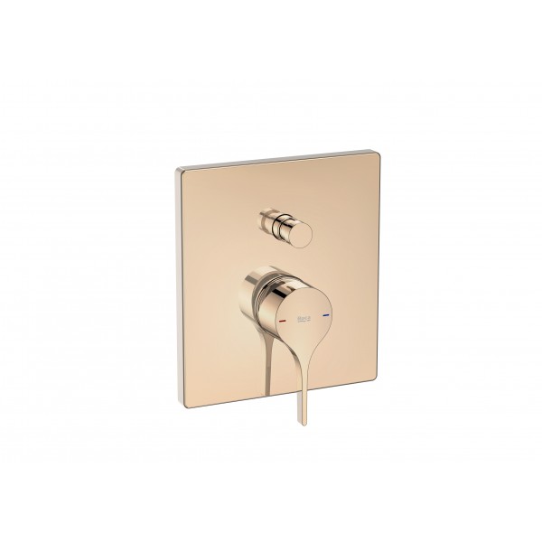 Roca Insignia Rose Gold bateria wannowo-prysznicowa podtynkowa złoto różowe A5A0B3ARG0 Roca Insignia Rose Gold bateria wannowo-prysznicowa podtynkowa złoto różowe A5A0B3ARG0