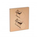 Roca Insignia Rose Gold bateria prysznicowa podtynkowa termostatyczna złoto różowe A5A2C3ARG0
