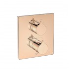 Roca Insignia Rose Gold bateria wannowo-prysznicowa podtynkowa termostatyczna złoto różowe A5A0C3ARG0