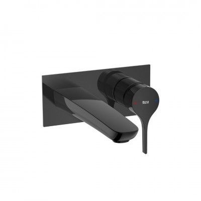 Roca Insignia Black bateria umywalkowa podtynkowa titanium black A5A353ACN0