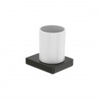 Roca Tempo kubek szkło/titanium black A817021CN0
