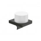 Roca Tempo dozownik na mydło wiszący szkło/titanium black A817037CN0