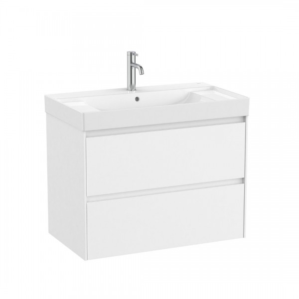 Roca Ona Unik zestaw łazienkowy 80 cm z szufladami biały mat A851691509