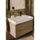 Roca Ona Unik zestaw łazienkowy 80 cm z szufladą ciemny wiąz A851685511