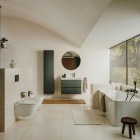 Roca Ona słupek wiszący 175 cm ciemny zielony mat A857635513