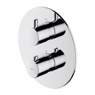 Omnires Y bateria wannowo-prysznicowa termostatyczna podtynkowa chrom Y1236ROCR