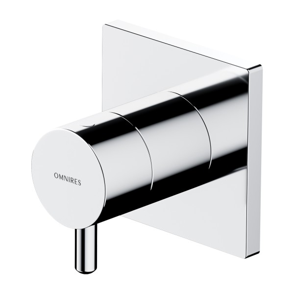 Omnires Y przełącznik 3-wyjściowy podtynkowy chrom Y1263/KCR