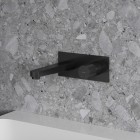 Omnires Contour bateria umywalkowa podtynkowa wylewka 18,5 cm antracyt CT8015AT