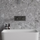 Omnires Contour bateria umywalkowa podtynkowa wylewka 18,5 cm antracyt CT8015AT