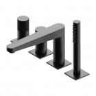 Omnires Contour bateria wannowa 4-otworowa antracyt CT8032AT