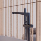 Omnires Contour bateria wannowa wolnostojąca antracyt CT8033AT