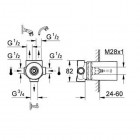 Grohe element wewnętrzny przełącznik pięciodrożny